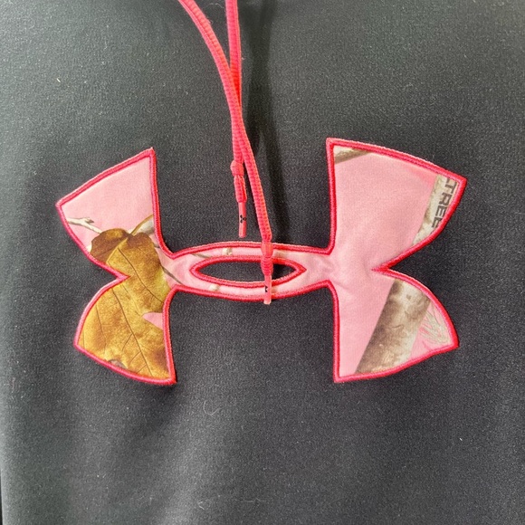 Under Armour Coldgear Realtree Performance Hoodie Sweatshirt Womens S 2489 - Picture 2 of 7